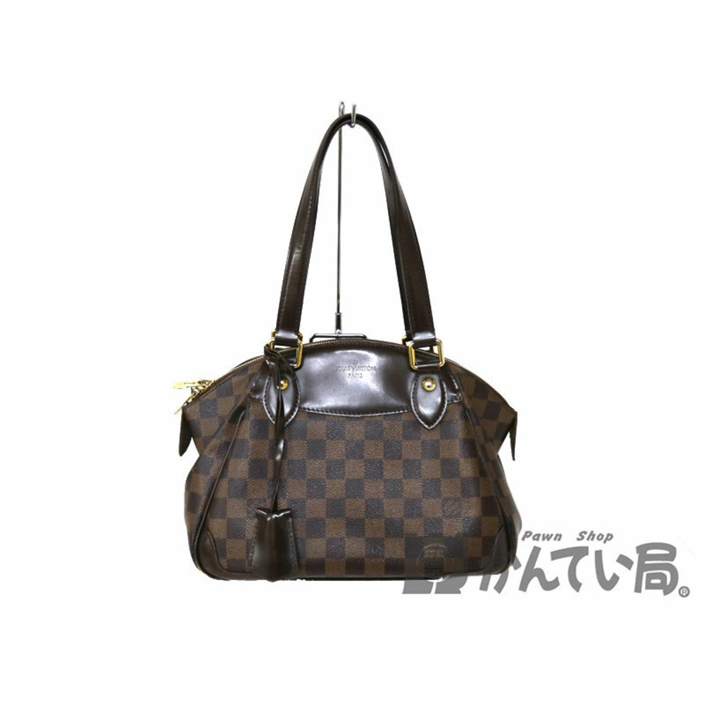 LOUIS VUITTON Verona Shoulder Bag Damier Canvas Brown